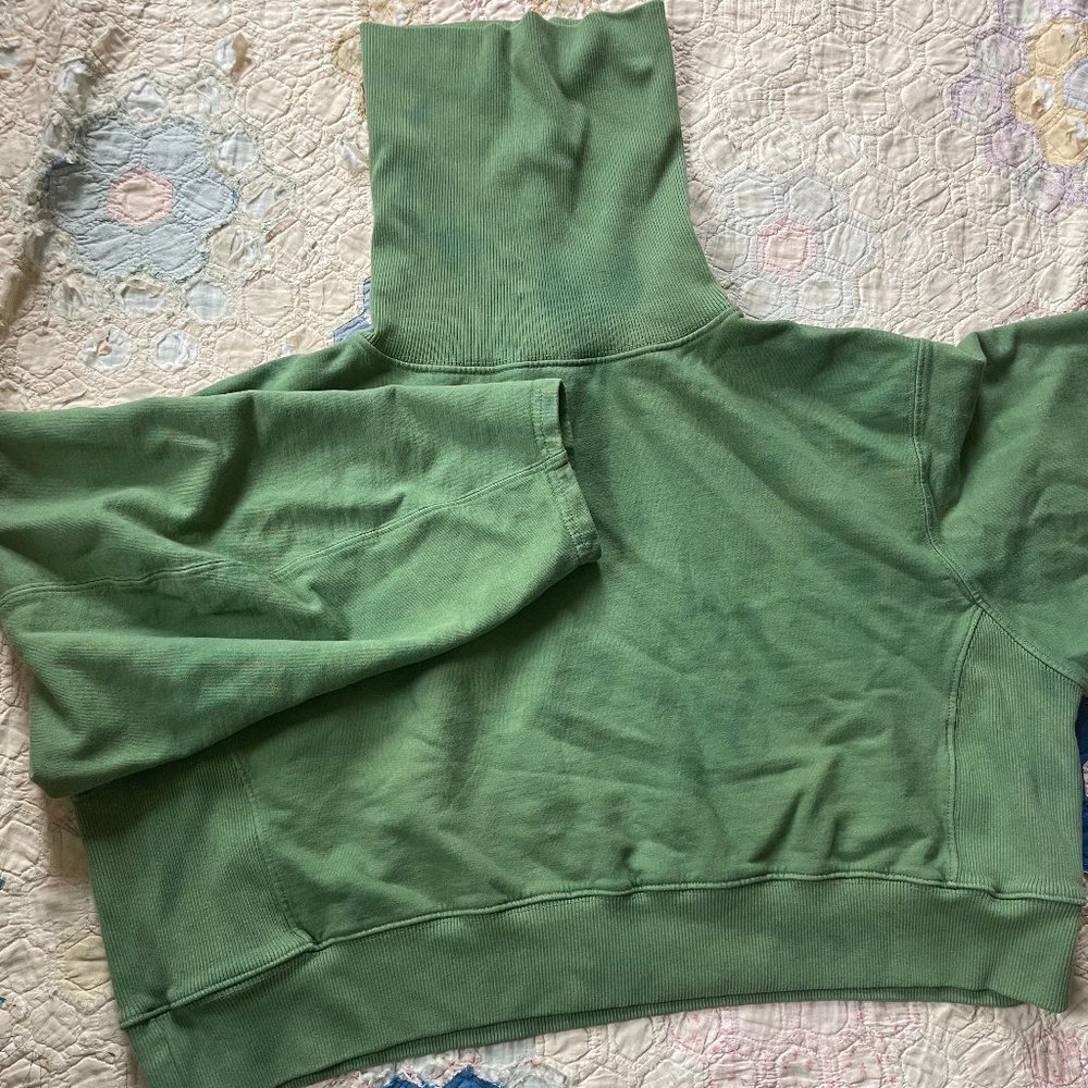 Judi Rosen Cropped Funnel Neck Pullover